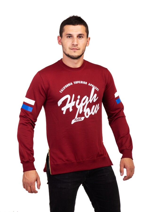 Свитшот high low 7810