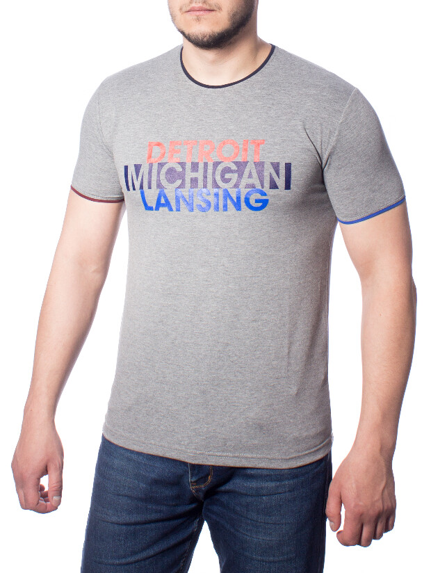 Футболка detroit michigan lansing 7080