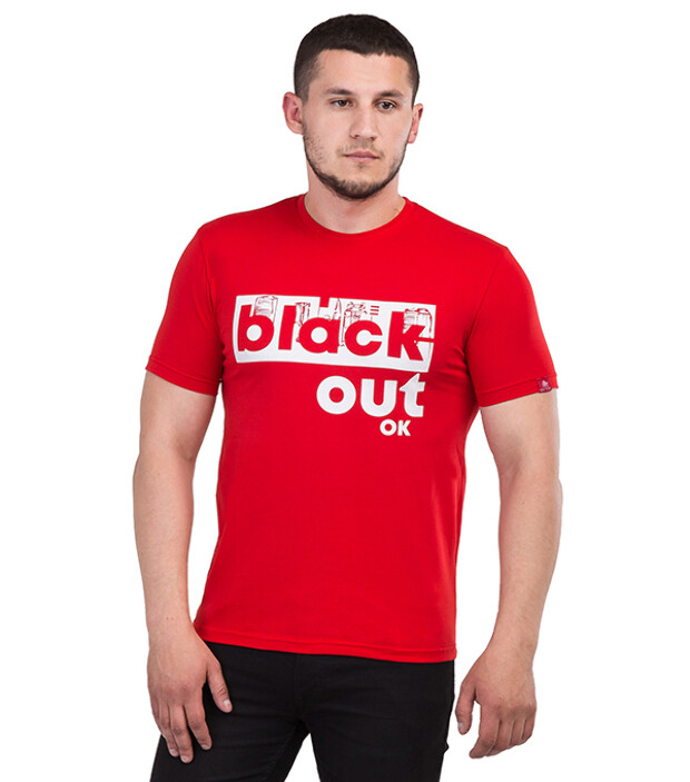 Футболка black out  7058