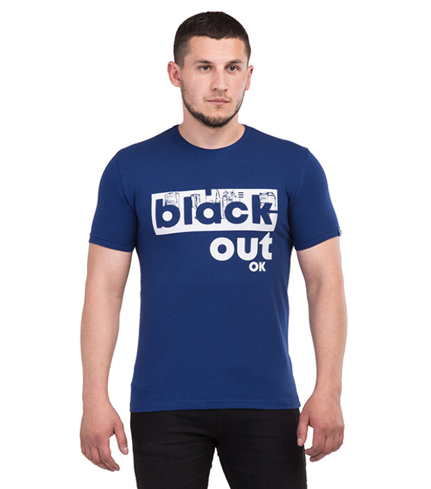 Футболка black out  7058