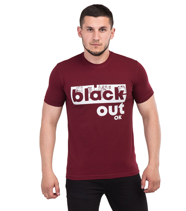 Футболка black out  7058