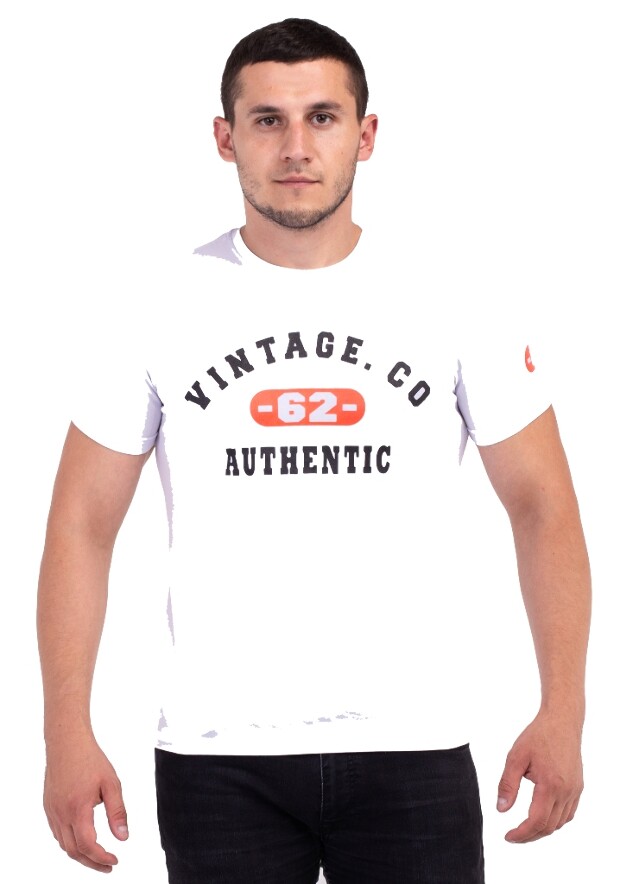 Мужская футболка vintage. co 7049