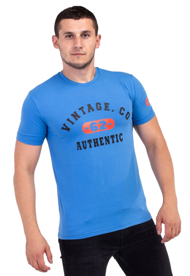 Мужская футболка vintage. co 7049
