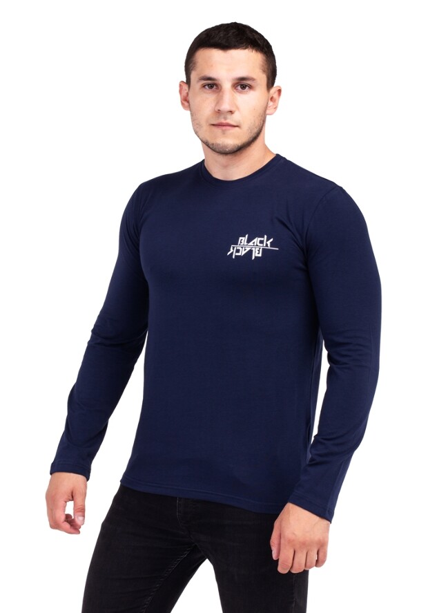 Лонгслив black black 7406