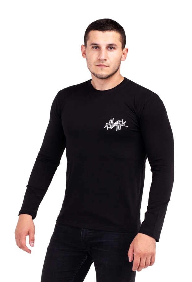 Лонгслив black black 7406