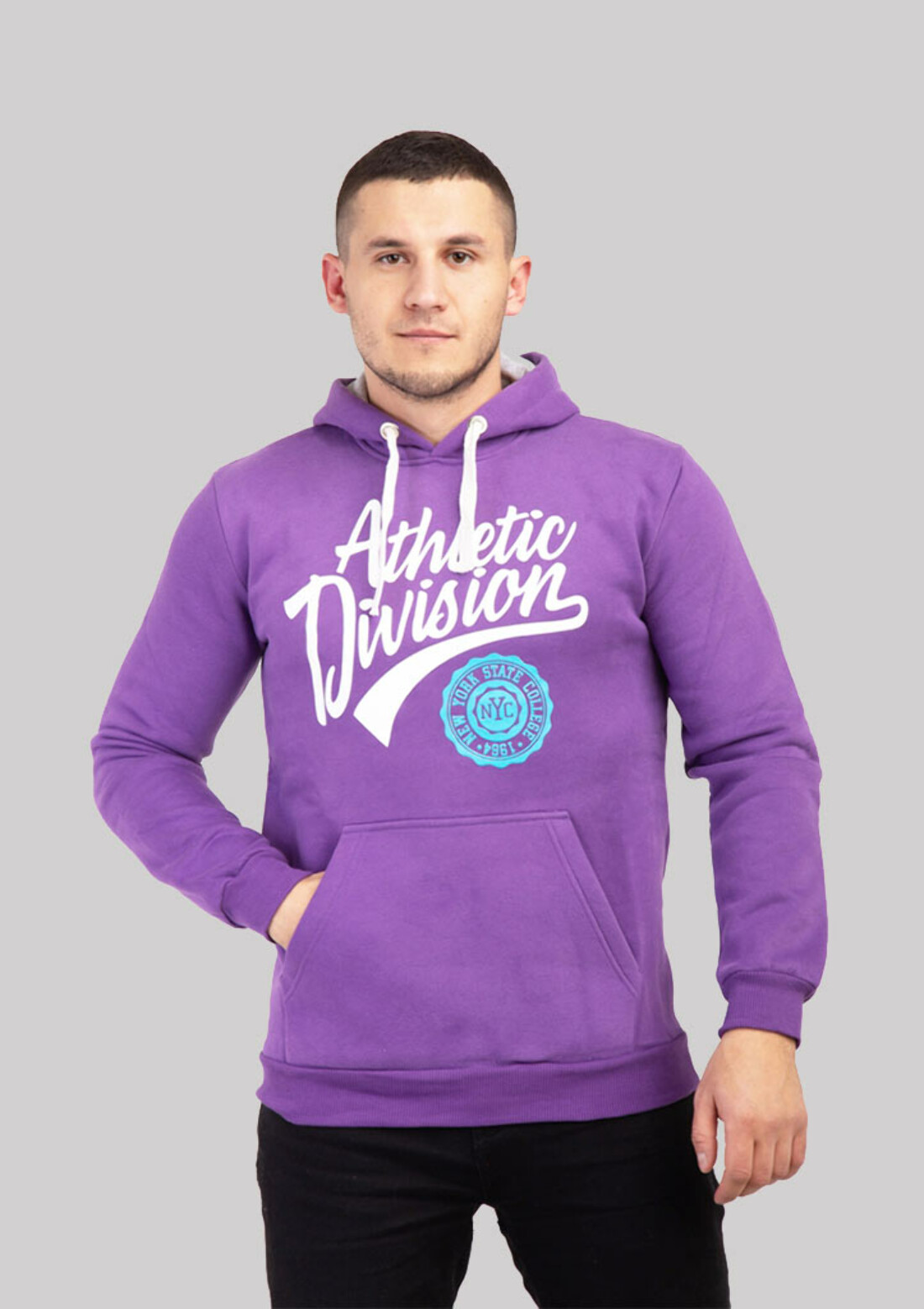 Теплое худи athletic division 2075