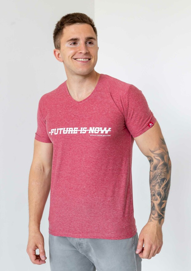 Мужская футболка future is now 7273