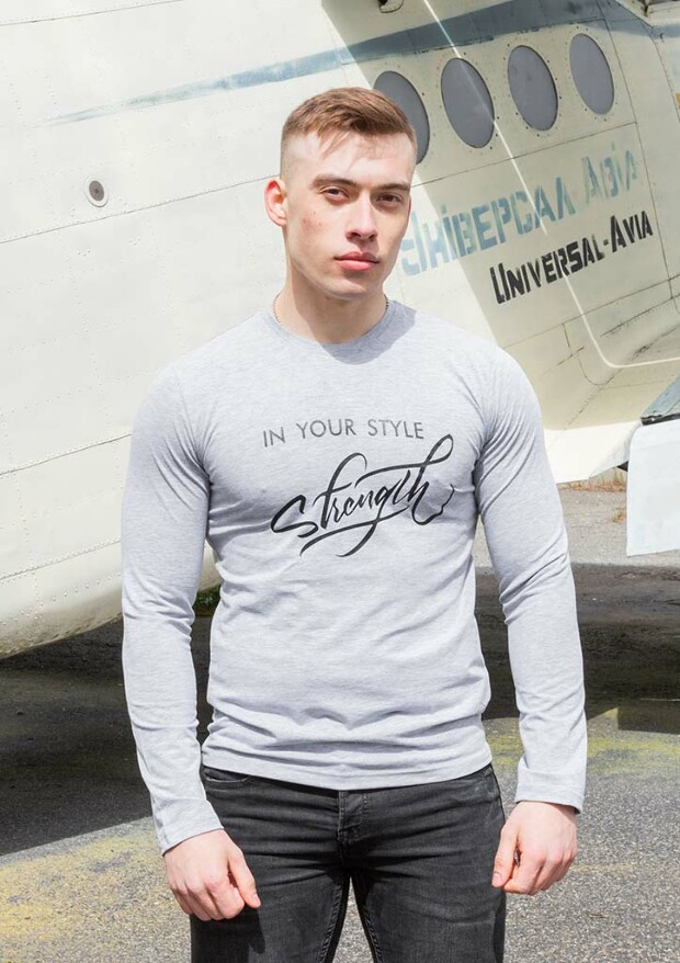 Чоловічий лонгслів strength 7405