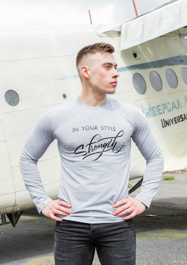 Чоловічий лонгслів strength 7405