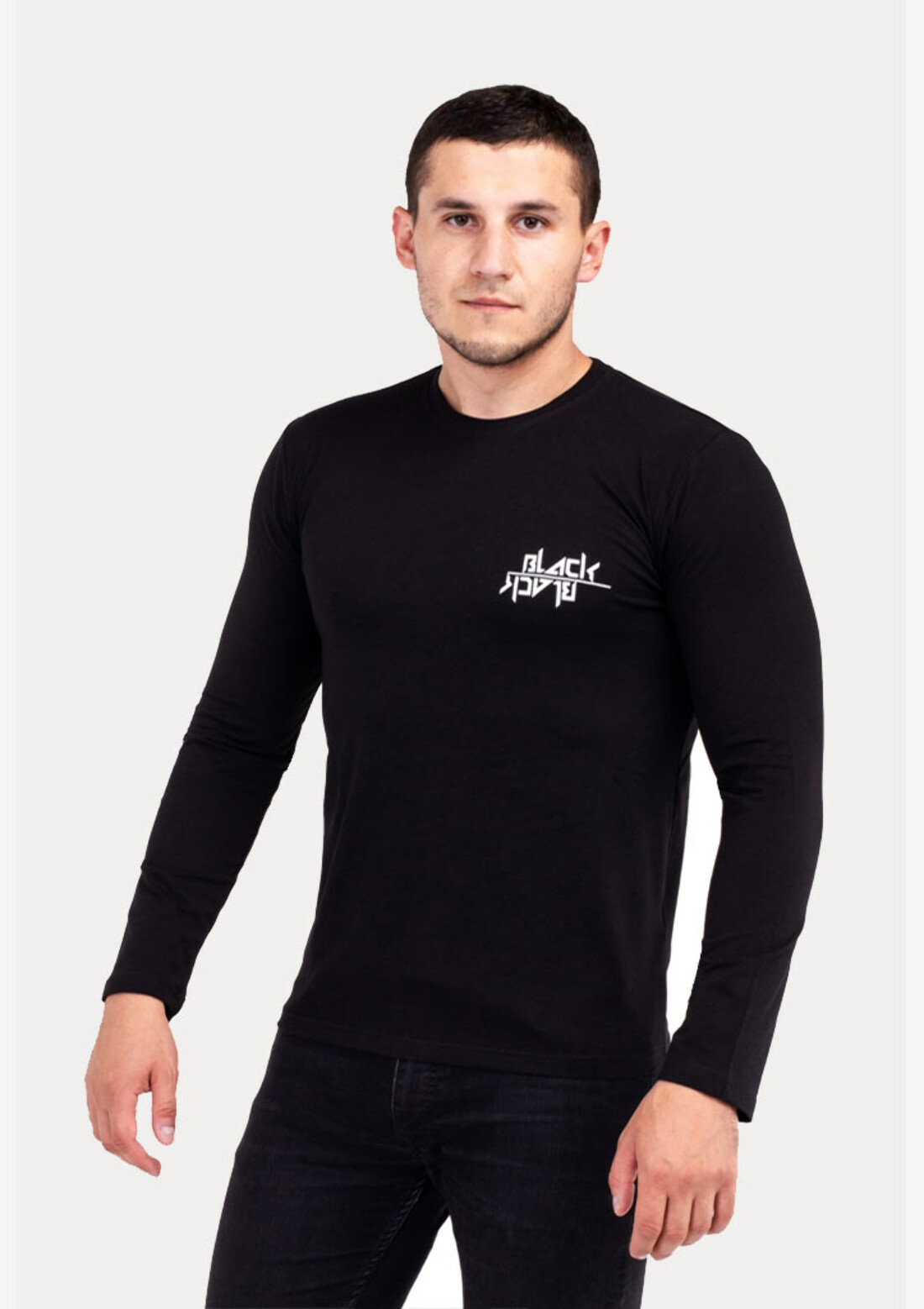 Лонгслив black black 7406