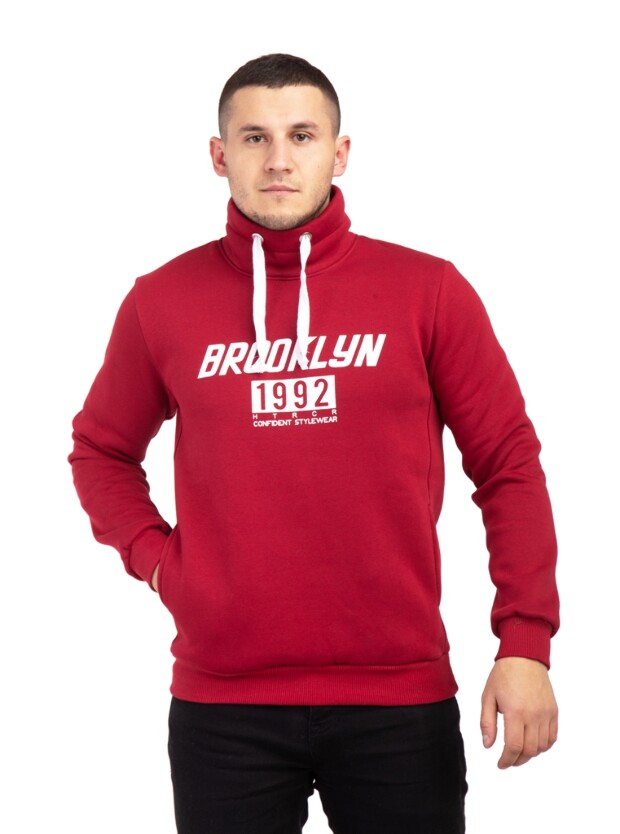 Толстовка без капюшону зі стійкою brooklyn 1992 8249