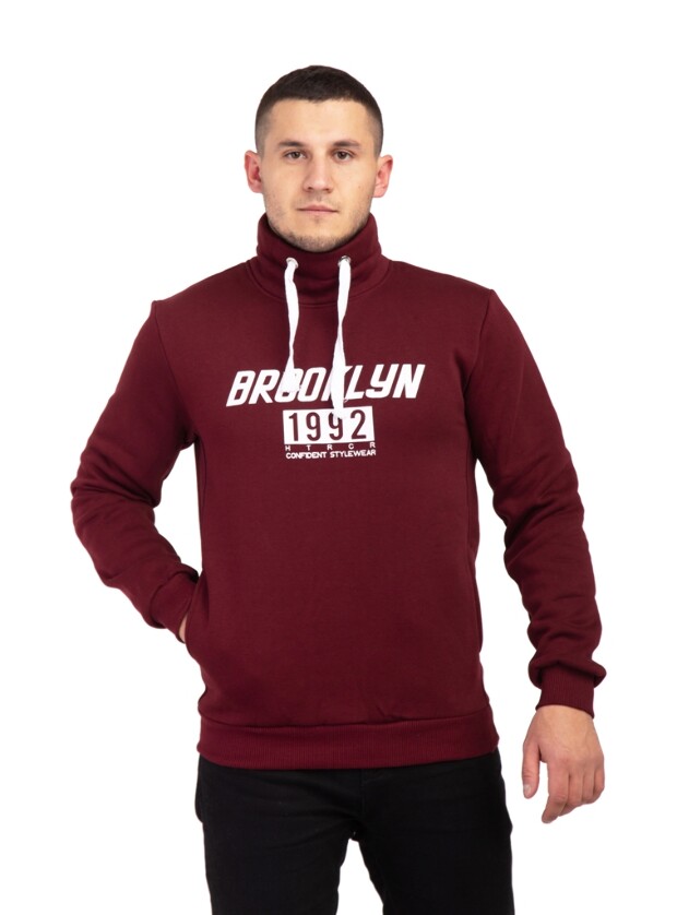 Толстовка без капюшону зі стійкою brooklyn 1992 8249