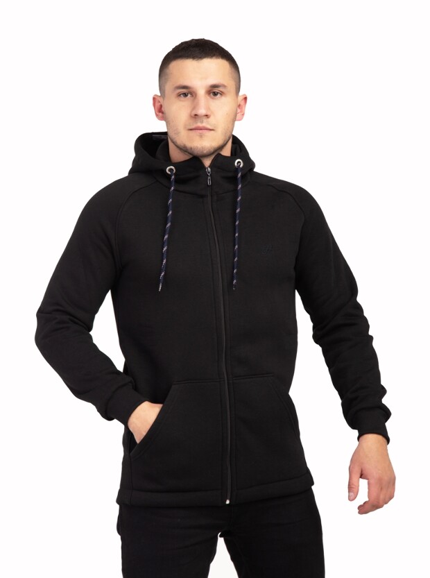 Чоловіча кофта на застібці, комір-стійка 8453