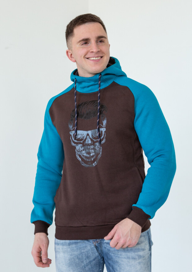 Толстовка із рельєфом і капішоном tm hector 8302