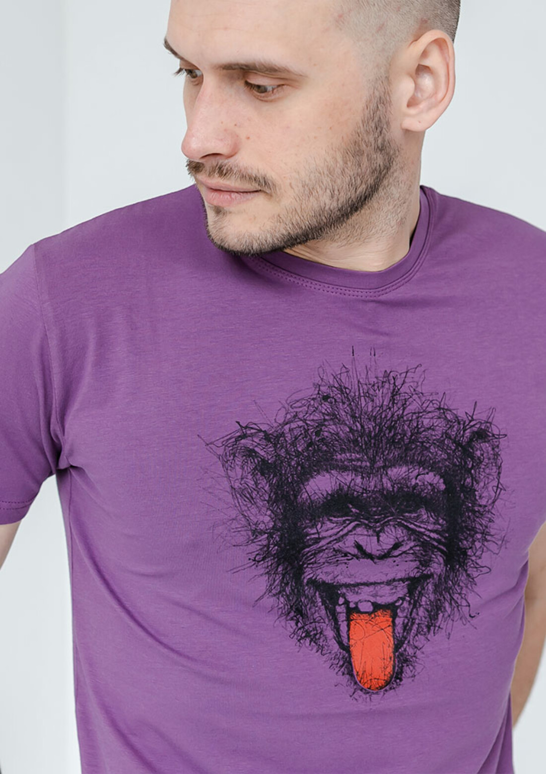 Мужская футболка monkey 15106