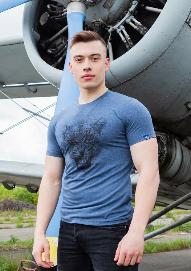 Чоловіча футболка leopard 15107