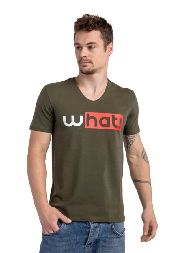 Футболка what! 15132