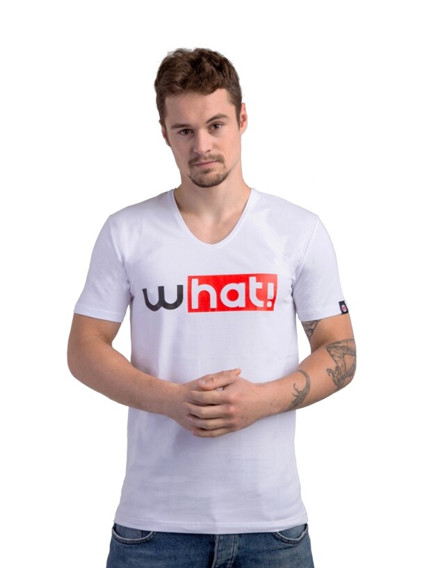 Футболка what! 15132