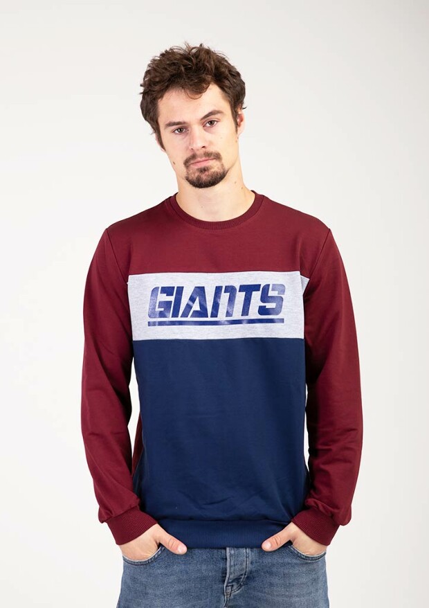 Світшот із трьох кольорів giants 17011