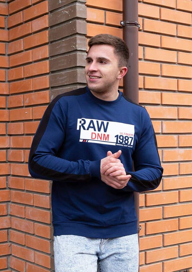 Світшот із лампасами raw dnm 17036