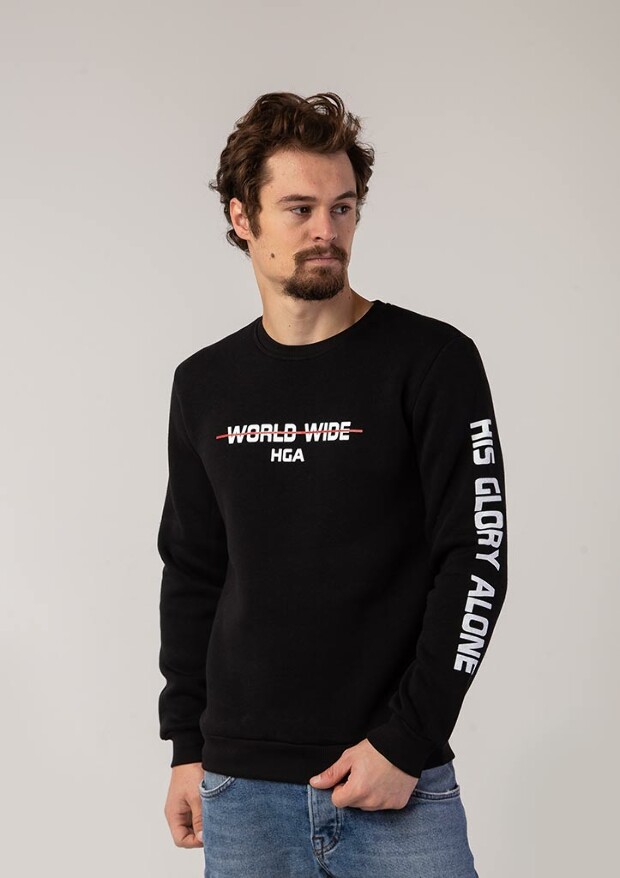 Теплий світшот word wide 20004