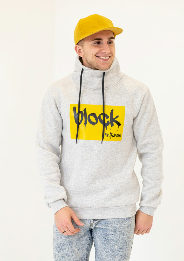 Світшот зі стійкою block system 20023