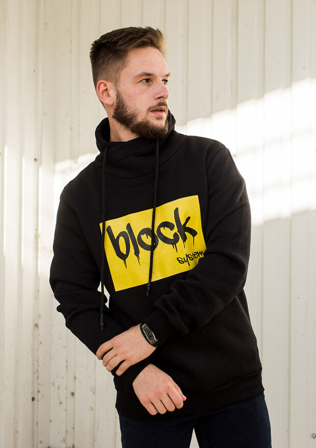 Світшот зі стійкою block system 20023