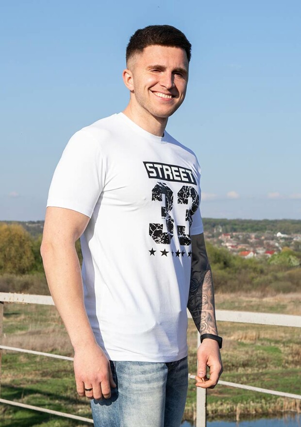 Футболка чоловіча з принтом street 33 22005