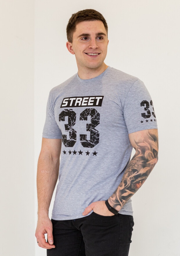Футболка чоловіча з принтом street 33 22005
