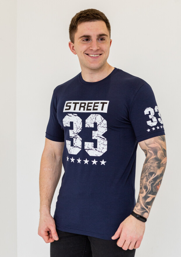 Футболка чоловіча з принтом street 33 22005