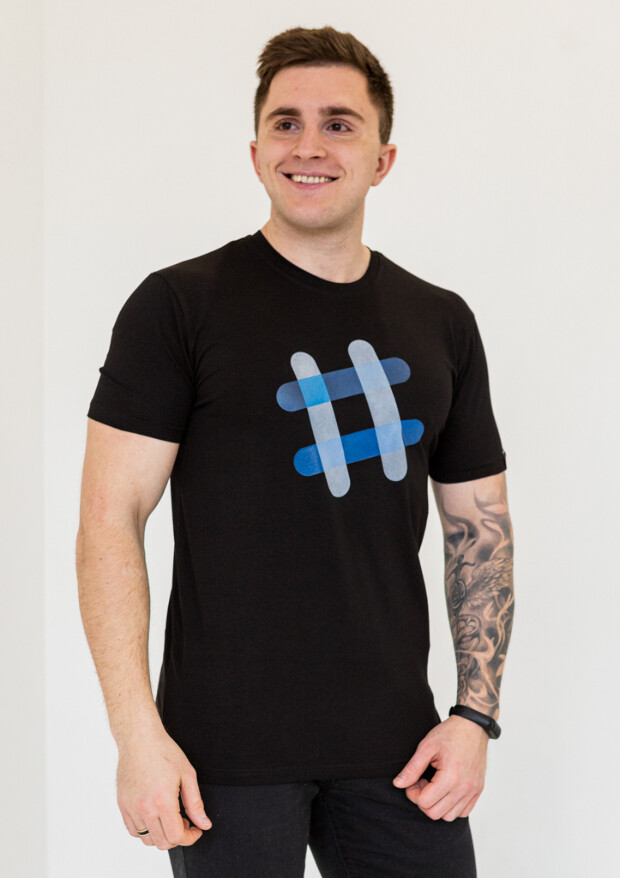 Футболка чоловіча hashtag 22008