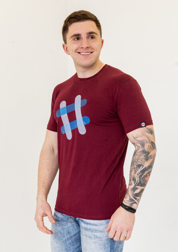 Футболка чоловіча hashtag 22008