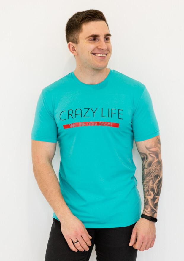 Футболка чоловіча crazy life 22009