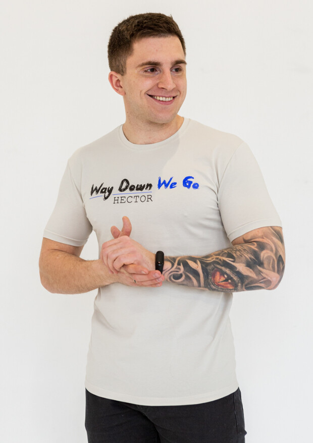 Чоловіча футболка way down we go 22012