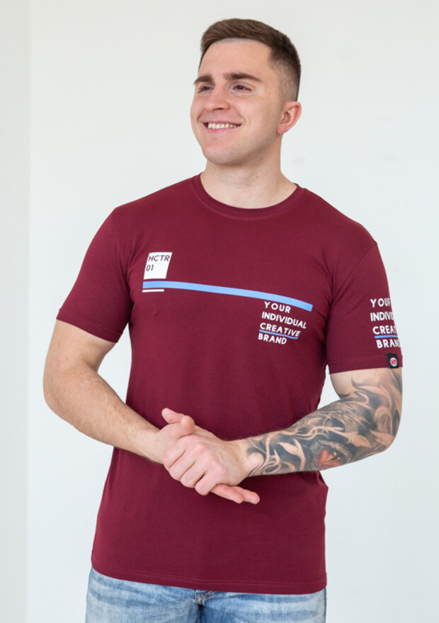 Футболка чоловіча hctor 01 brand 22015