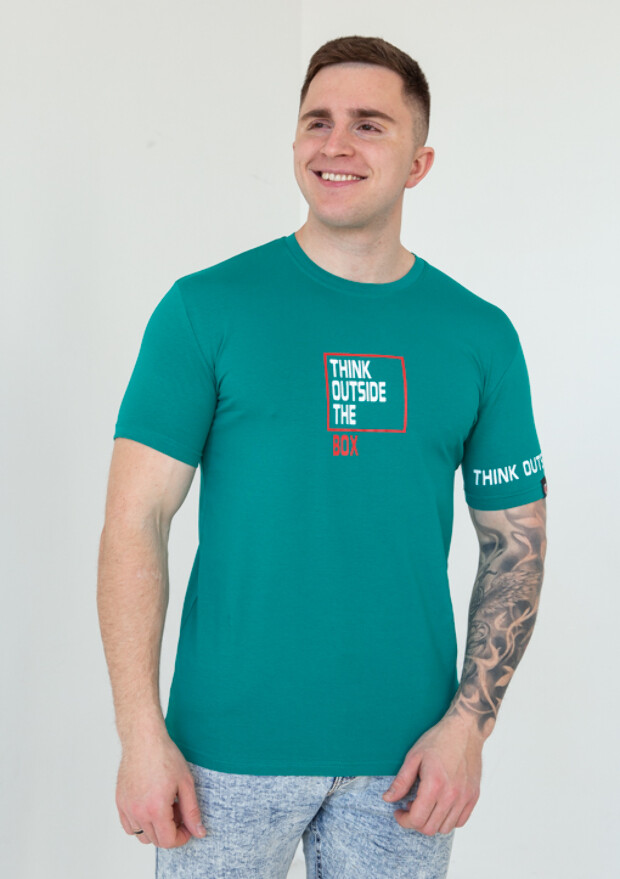 Футболка чоловіча think outside the box 22017