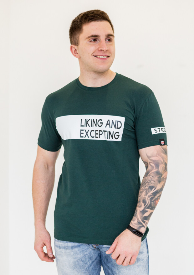 Футболка чоловіча liking and execepting 22025