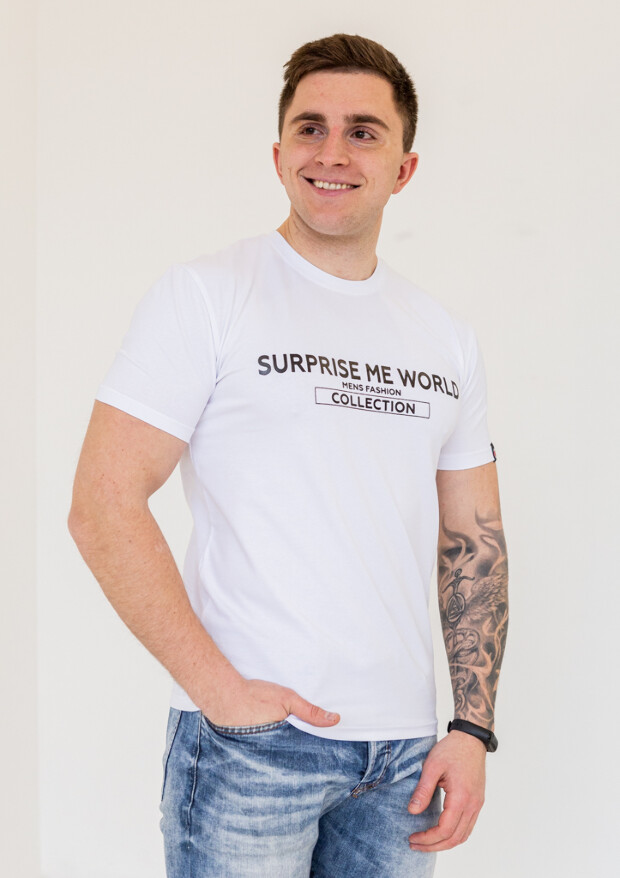 Футболка чоловіча surprise me world 22026