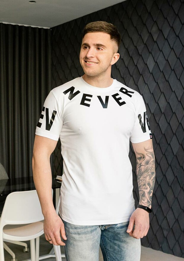 Футболка мужская never 22037