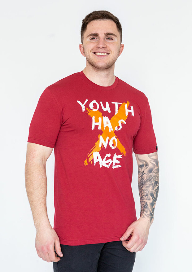 Футболка мужская youth has no age 22041