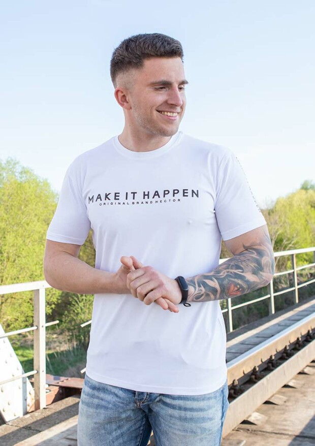 Футболка мужская make it happen 22051