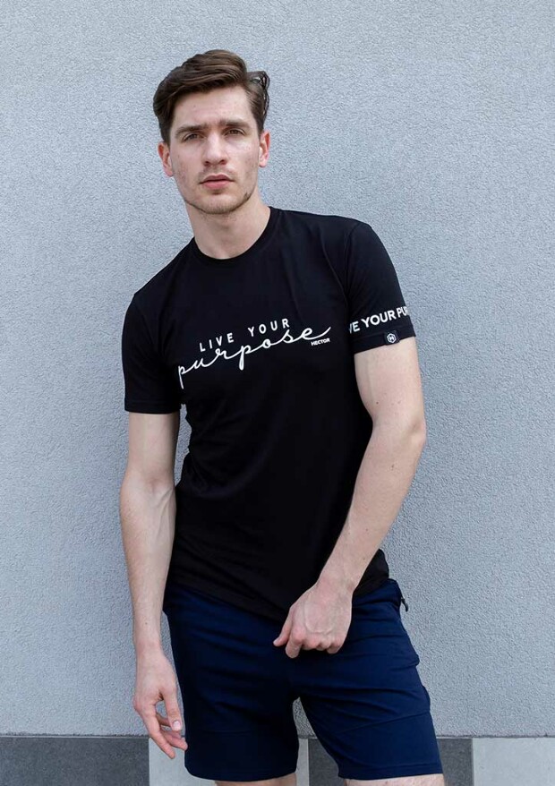 Футболка мужская live yoy purpose 22053
