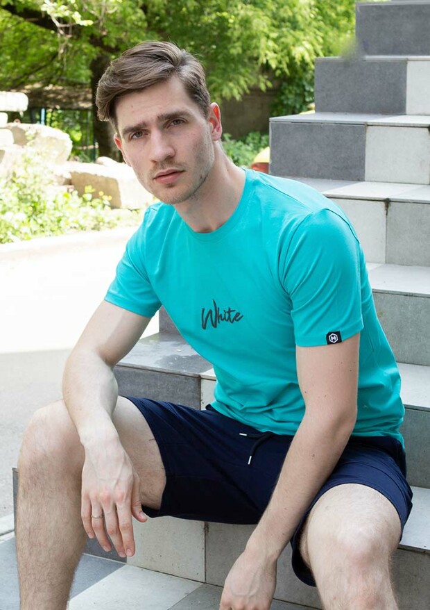 Оригинальная мужская футболка with/white 22065