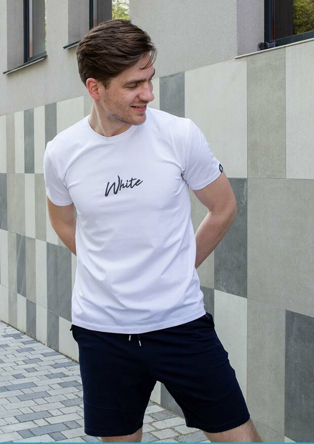 Оригинальная мужская футболка with/white 22065