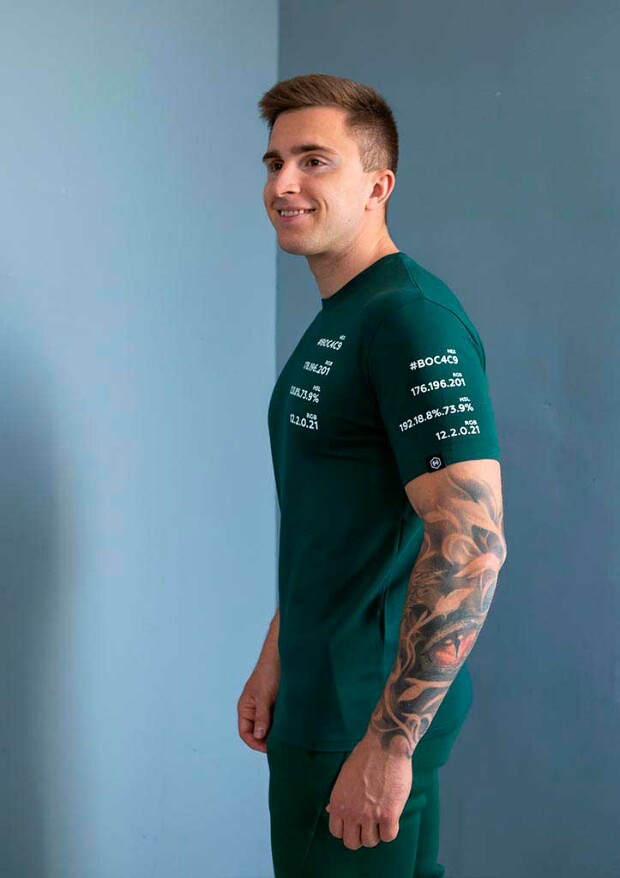 Чоловіча футболка remember all 22073