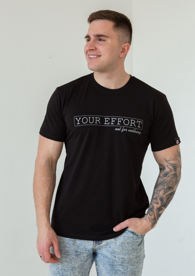 Батальна чоловіча футболка your effort 23003