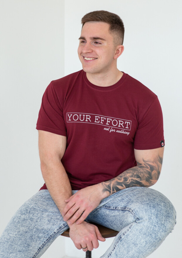 Батальна чоловіча футболка your effort 23003