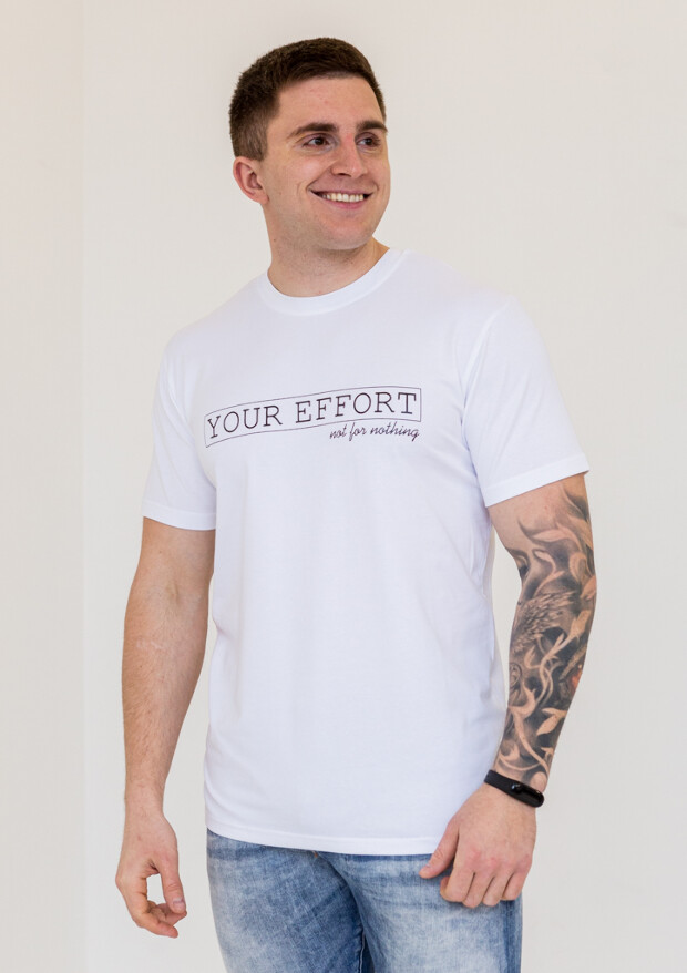 Батальна чоловіча футболка your effort 23003