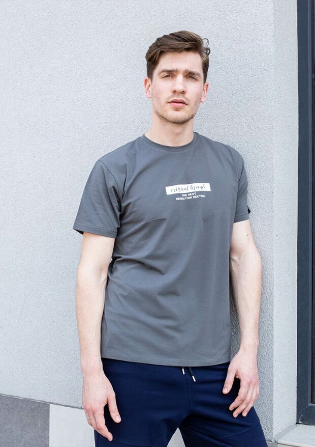 Батальная мужская футболка original brand 23010