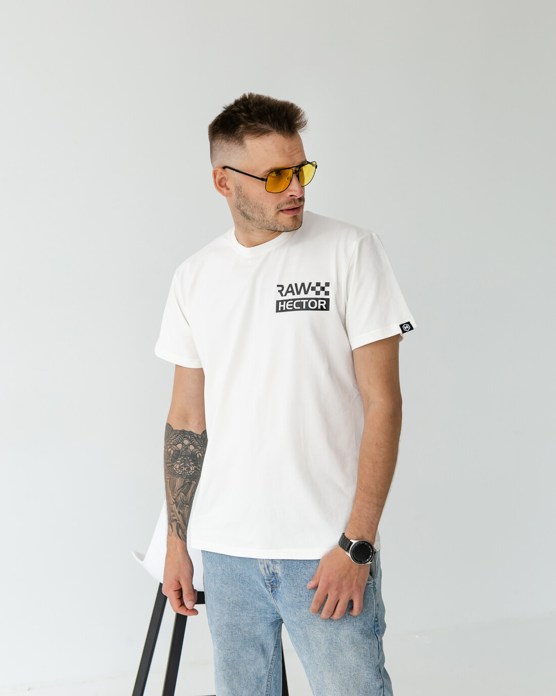 Батальная мужская футболка raw hector 23016
